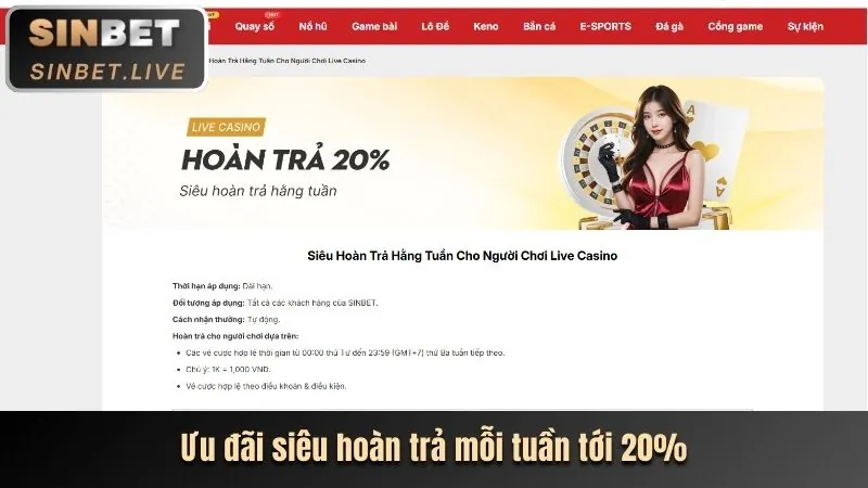 Thưởng chào mừng cho người chơi mới